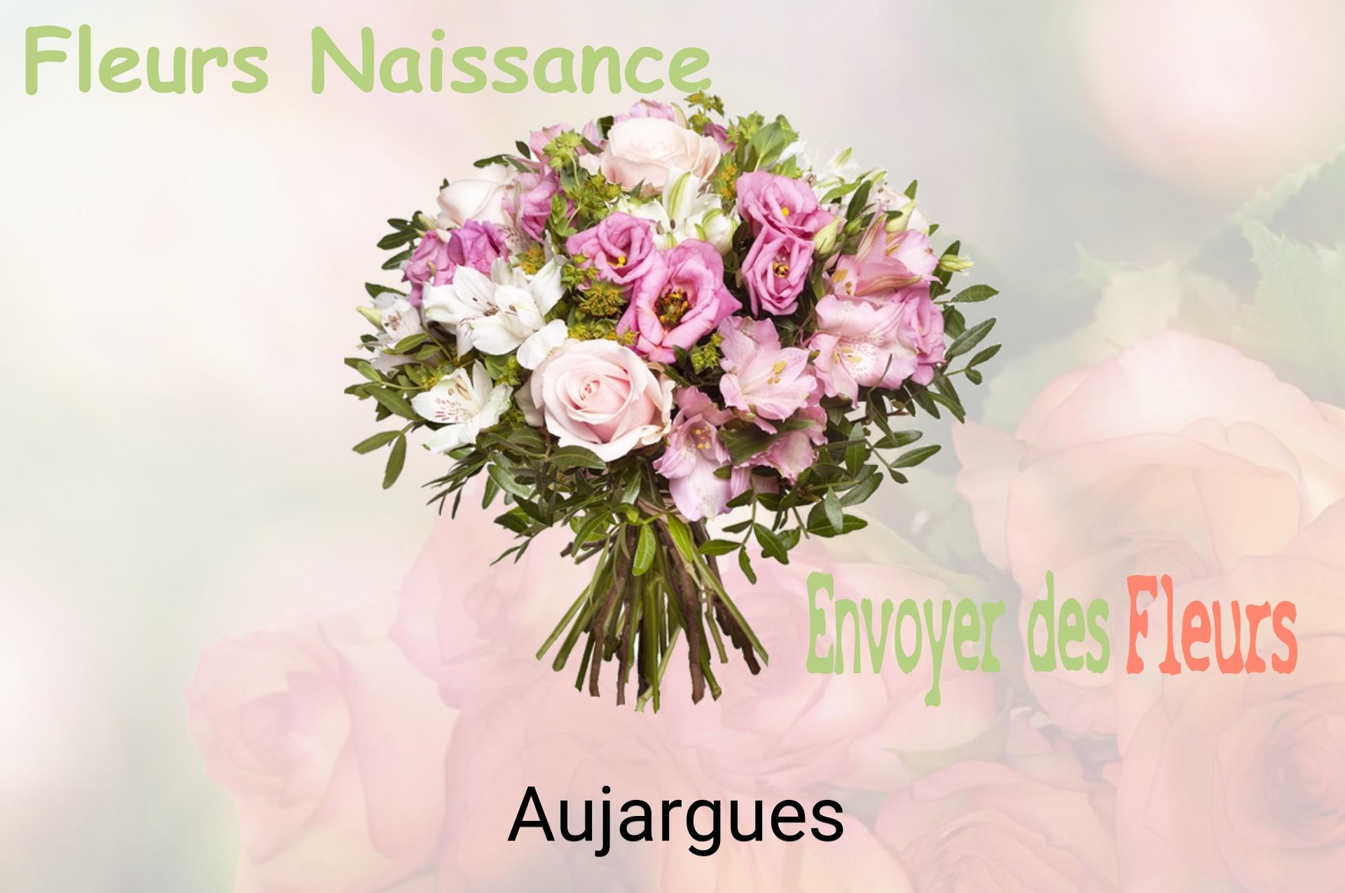 Bouquet de fleurs de naissance livré à Aujargues